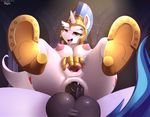  2016 anal anal_penetration animal_genitalia animal_penis animal_pussy anthro armor balls breasts cervix don_ko duo equine equine_penis equine_pussy erection fan_character female fingering friendship_is_magic fur helmet hooves horn looking_at_viewer male mammal my_little_pony nipples penetration penis pussy red_eyes saliva sex shining_armor_(mlp) solo_focus spread_pussy spreading tongue ultima_(oc) unicorn vaginal vaginal_fingering white_fur 