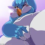  2016 areola arnachy blush breasts female fingering fingering_self gardevoir hi_res humanoid low-angle_view masturbation navel nintendo nipples not_furry one_eye_closed pok&eacute;mon pussy pussy_juice red_eyes shiny_pok&eacute;mon solo vaginal vaginal_fingering vaginal_masturbation video_games 