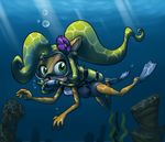  2017 anthro bandicoot coco_bandicoot crash_bandicoot_(series) female mammal mario-grant marsupial solo underwater video_games water 