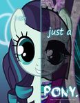  blue_eyes clothing coloratura_(mlp) equine female friendship_is_magic horse mammal my_little_pony pony portrait poster starbat 