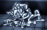  absurd_res anthro duo goo_creature hi_res liquid liquid_metal machine male male/male metal_sonic open_mouth robot silverslime slime sonic_(series) t1000 transformation 