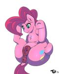  2017 alpha_channel anus butt clitoris cutie_mark dock earth_pony equine female friendship_is_magic hair horse mammal my_little_pony pinkie_pie_(mlp) pony pussy simple_background solo thesecrethospital transparent_background 