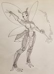  arthropod disney fairy hex1990 insect insectoid invalid_tag magic monster pin pinup pose tinkerbell up wand wide_hips 
