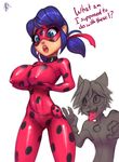  adrien_agreste breast_expansion breast_grab breasts chat_noir erect_nipples highres large_breasts marinette_cheng miraculous_ladybug text thefuckingdevil 
