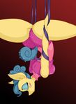  2017 anthro anthrofied butt equine female friendship_is_magic horse jrvanesbroek mammal my_little_pony pony solo suspension trapeze_star_(mlp) upside_down 