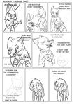  2017 anthro black_and_white bluedouble boop boxers_(clothing) canine clothed clothing collar comic dialogue disney english_text female fox hi_res judy_hopps lagomorph male mammal monochrome nick_wilde rabbit shock_collar sketch text topless underwear zistopia zootopia 