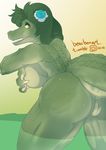  2017 anthro bearbox_doodletimes big_breasts breasts butt crocodile crocodilian erect_nipples female nipples nude pussy reptile scalie solo 