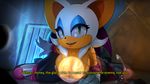  anthro bat big_breasts breasts cleavage clothed clothing digital_media_(artwork) english_text female green_eyes hair looking_at_viewer mammal plantpenetrator rouge_the_bat smile solo sonic_(series) text white_hair 