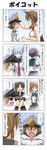  &gt;_&lt; 4koma 5girls akebono_(kantai_collection) ayanami_(kantai_collection) bell closed_eyes comic commentary crying flashback flower hair_bell hair_flower hair_ornament hat headgear highres jingle_bell jitome kantai_collection little_boy_admiral_(kantai_collection) long_hair michishio_(kantai_collection) multiple_girls murakumo_(kantai_collection) mutsu_(kantai_collection) rappa_(rappaya) side_ponytail streaming_tears tears thought_bubble translated 