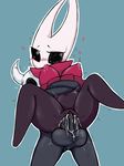  arthropod balls big_breasts blush breasts cum cum_in_pussy cum_inflation cum_inside empty_eyes female hakiahki hollow_knight hollow_knight_(species) horn hornet hornet_(hollow_knight) humanoid inflation insect male male/female not_furry orgasm penetration penis protagonist_(hollow_knight) pussy sex simple_background text vaginal vaginal_penetration wasp 