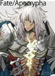  armor blue_eyes fate/apocrypha fate_(series) long_hair male_focus siegfried_(fate) solo white_hair 