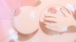  2girls animated animated_gif areolae breast_grab breasts grabbing medium_breasts momioka_risa momo_velia_deviluke multiple_girls nipples nude soap to_love-ru to_love-ru_darkness 