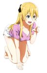  cleavage furuhashi_satoshi gamers! tendo_karen transparent_png 