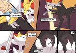  animal_genitalia animal_pussy anus braixen butt canine_pussy comic english_text feral human mammal masturbation nintendo pok&eacute;mon pussy stoic5 text vaginal vaginal_masturbation video_games voyeur 