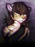  2013 anthro clothed clothing feline headshot_portrait invalid_tag male mammal neotheta portrait solo 