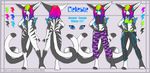  2013 4_toes anthro breasts clothed clothing digitigrade featureless_breasts featureless_crotch feline female mammal model_sheet neotheta nude solo toes 