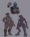  alien armor breasts duo halo_(series) helmet jiralhanae nude pussy rube sangheili simple_background video_games 