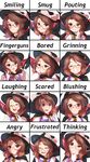  :i absurdres angry blush bored bow brown_eyes brown_hair cape collar eighth_note expression_chart expressions finger_gun furrowed_eyebrows glaring glasses gloves grin hand_on_own_cheek hand_on_own_chin hat hat_bow highres laughing looking_at_viewer low_twintails multiple_views musical_note non-web_source open_mouth pout red-framed_eyewear reddverse shirt short_hair sketch smile smug sweatdrop thinking touhou twintails usami_sumireko wavy_mouth white_background 