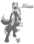  akane canine fox mammal nogitsune silver_fox warwolf47 