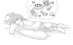  akazukin_chacha riiya sketch sleeping tagme 