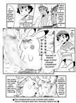  3boys comic gouguru huge_penis kaki_(pokemon) kukui_(pokemon) monochrome mosaic_censoring multiple_boys pikachu pokemon satoshi_(pokemon) togedemaru translated 