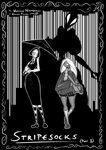  2015 big_breasts breasts cassandra_stamatis clothed clothing comic cover duo eddie_stripesocks edwina_tucker female ghoul hair hi_res huge_breasts human mammal monochrome outside patch_(disambiguation) saliant silhouette umbrella undead 