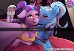  2017 anthro anthrofied blush darkhazard duo equine female friendship_is_magic hair mammal my_little_pony starlight_glimmer_(mlp) trixie_(mlp) 