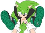  balls cum cum_on_balls cum_on_face fakerface male male/male penis scourge_the_hedgehog sonic_(series) 