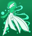  balls butt gardevoir green_background looking_back male nintendo pok&eacute;mon simple_background solo thanu video_games 