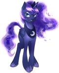  amazing blue_eyes blue_hair cute cutie_mark equine feathered_wings feathers female feral friendship_is_magic hair horn looking_at_viewer mammal my_little_pony princess_luna_(mlp) solo winged_unicorn wings 