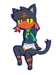  alpha_channel anthro clothing diaper fade(artist) feline hoodie litten male mammal moeru nintendo pok&eacute;mon scarf solo video_games young 