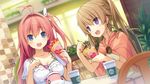  ao_no_kanata_no_four_rhythm arisaka_mashiro game_cg kurashina_asuka sprite tagme 