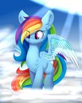  2017 absurd_res cutie_mark equine feathered_wings feathers female feral friendship_is_magic hair hi_res madacon mammal multicolored_hair multicolored_tail my_little_pony pegasus rainbow_dash_(mlp) rainbow_hair rainbow_tail smile solo wings 