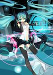  aqua_eyes aqua_hair bridal_gauntlets duplicate hatsune_miku hatsune_miku_(append) jong_tu long_hair solo very_long_hair vocaloid vocaloid_append 