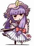  &gt;_&lt; :&lt; animated animated_gif black_eyes blush bow chibi closed_eyes crescent daitai_konna_kanji dancing face hair_bow hat kyu_kyu_kyu_nyaa long_hair mukyuu non-web_source open_mouth patchouli_knowledge purple_hair solo sweatdrop touhou twintails very_long_hair 