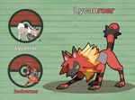  fur fusion incineroar lycanroc nintendo pok&eacute;mon pokefusionman red_fur stripes video_games 