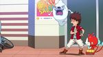  1girl 3boys amano_keita animated ass ass_shake huge_ass jibanyan kodama_fumika multiple_boys whisper_(youkai_watch) youkai_watch 