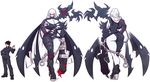  chains demon digimon giantess height_difference ladydevimon latex long_hair monster_girl n647 pale_skin red_eyes size_difference 