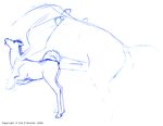  2017 animal_genitalia animal_penis equine equine_penis female feral feral_on_feral from_behind_position horse male male/female mammal mounting penetration penis raised_tail sex size_difference sketch surprise tim_o&#039;rourke vaginal vaginal_penetration 