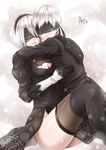  ass cleavage cspsmac31126 dress leotard nier_automata signed thighhighs yorha_no.2_type_b yorha_no._9_type_s 