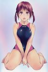  breast_hold nishiki_yoshimune swimsuits tagme 