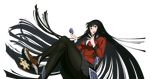  aoki_rie jabami_yumeko kakegurui pantyhose seifuku transparent_png 