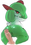  back_boob breasts butt duo female kirlia looking_back male male/female nintendo plantpenetrator pok&eacute;mon pussy red_eyes solo_focus thick_thighs video_games 