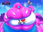  4th_of_july breasts general: lips monster obese overweight slime species: the_blob walter_sache 