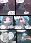  bed bedding blanket comic crying duo earth_pony equine eyes_closed feral friendship_is_magic green_eyes hair horn horse hospital mammal metal_(artist) my_little_pony pillow pony professor_starflare_(metal) respirator tears unicorn 