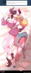  alejandra_coldthorn big_breasts blush bovine breast_pillow breast_squish breasts cattle chalo cleavage clothed clothing cuddling cute duo female female/female huge_breasts las_lindas mammal mouse rodent shorts size_difference sleeping sweater tootsie 