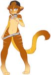  blue_eyes breasts chested cleo clothed clothing feline female flat_(disambiguation) fur ginger hair hat lion mammal marsupial nipple_piercing nipples panties panties_down phone piercing red_hair selfie shirt_up skimpy small_breasts stripes thylacoleo tomboy trexqueen underwear yellow_fur 
