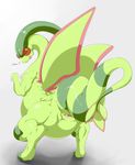  2016 animal_genitalia claws cloaca dragon female feral flygon hi_res horizontal_cloaca hurikata nintendo open_mouth pok&eacute;mon solo video_games wings 