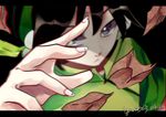  1girl avatar:_the_last_airbender avatar_(series) black_hair blind solo stone toph_bei_fong 