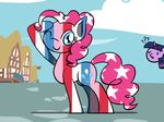  ? animated blue_eyes cutie_mark earth_pony equine female feral friendship_is_magic hair horn horse mammal multicolored_hair my_little_pony pink_hair pinkie_pie_(mlp) pony purple_hair stars_and_stripes twilight_sparkle_(mlp) unicorn united_states_of_america 
